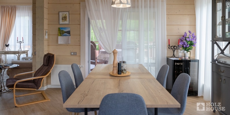 Дом из клееного бруса по проекту \"Прага-мини v.2\" Фото 33